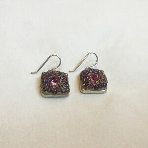 Pink Crystal Earrimgs